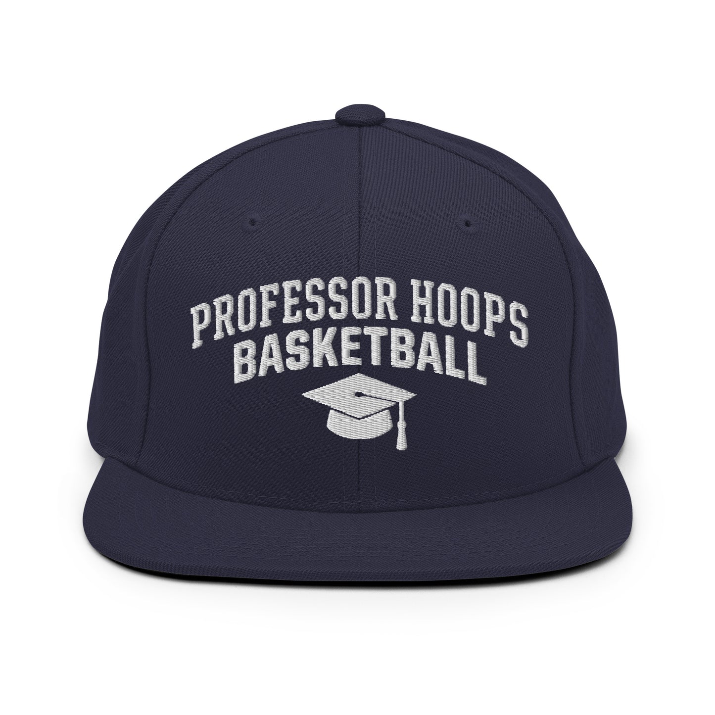 Snapback Hat | Professor Hoops Basketball | Modern Script Logo