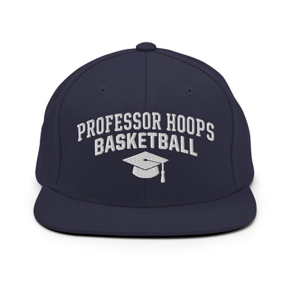 Snapback Hat | Professor Hoops Basketball | Modern Script Logo