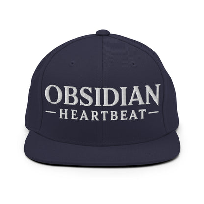 Snapback Hat | Obsidian Heartbeat | Pulse Athletics Logo