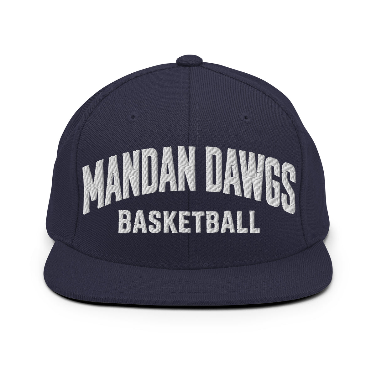 Snapback Hat | Mandan Dawgs Basketball | Crest Logo