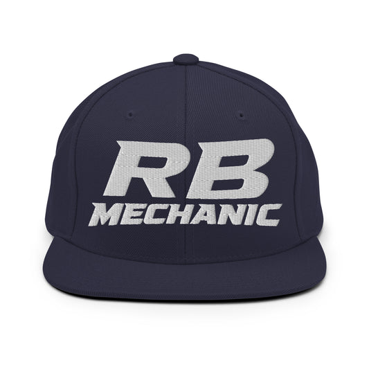 Snapback Hat | RB Mechanic | Lettermark Logo