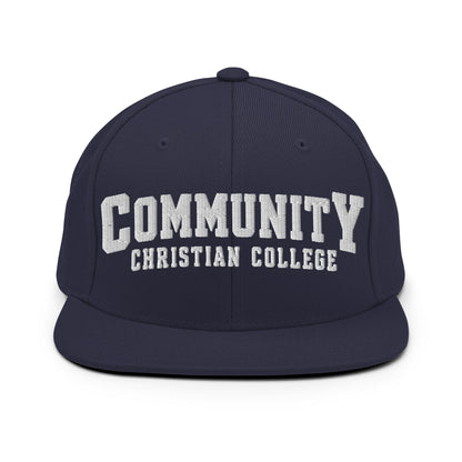 Snapback Hat | Community Christian College | Vanguard Athletic Logo