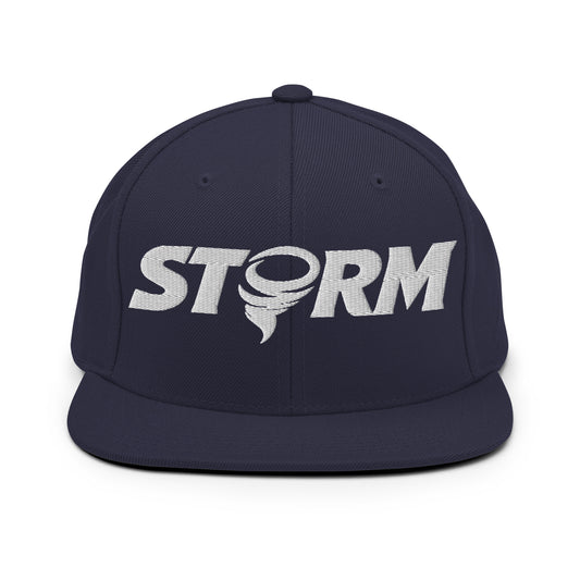 Snapback Hat | Storm Baseball Team | Lettermark Logo