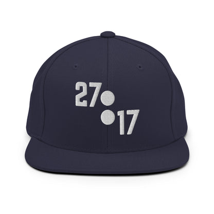 Snapback Hat | 27:17 | Emblem Logo