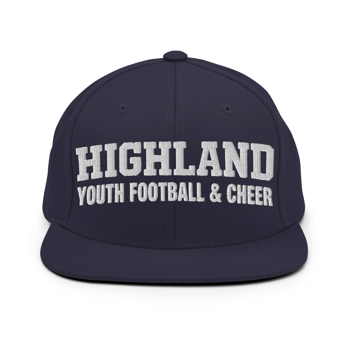 Snapback Hat | Highland youth football and cheer | Emblem Logo
