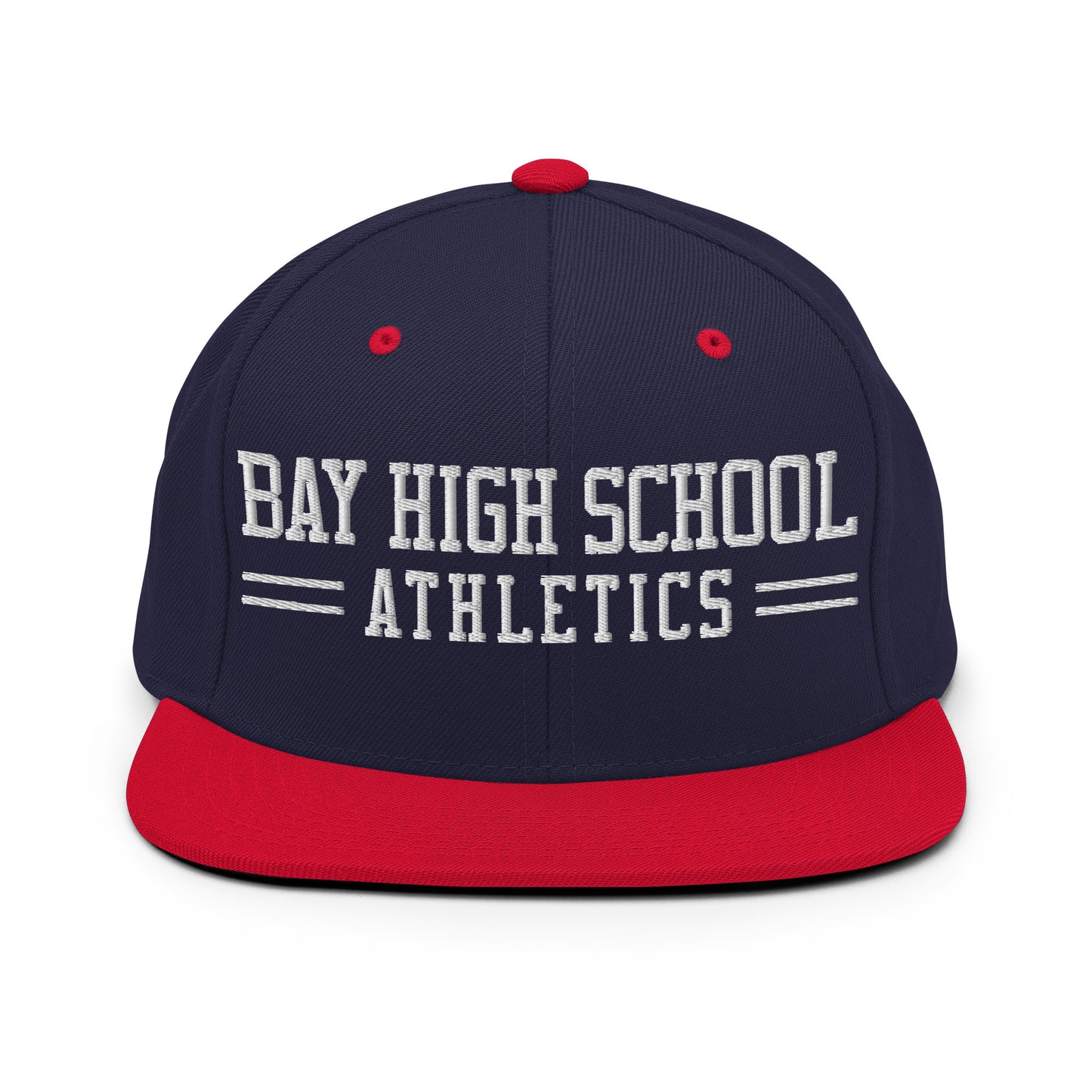 Snapback Hat | Bay High Softball | Modern Script Logo