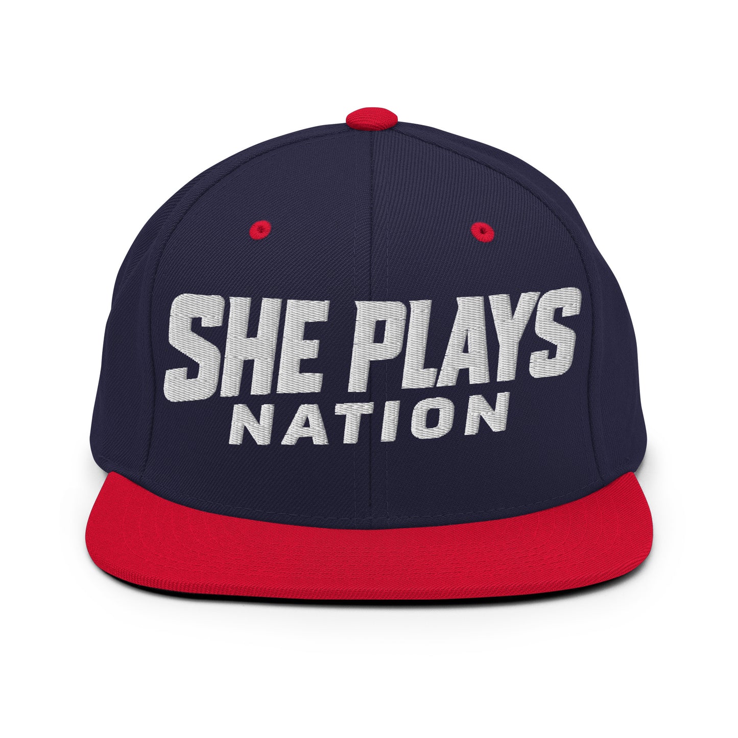Snapback Hat | She Plays Nation | Script Logo