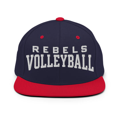Snapback Hat | Rebels Volleyball Club | Modern Script Logo