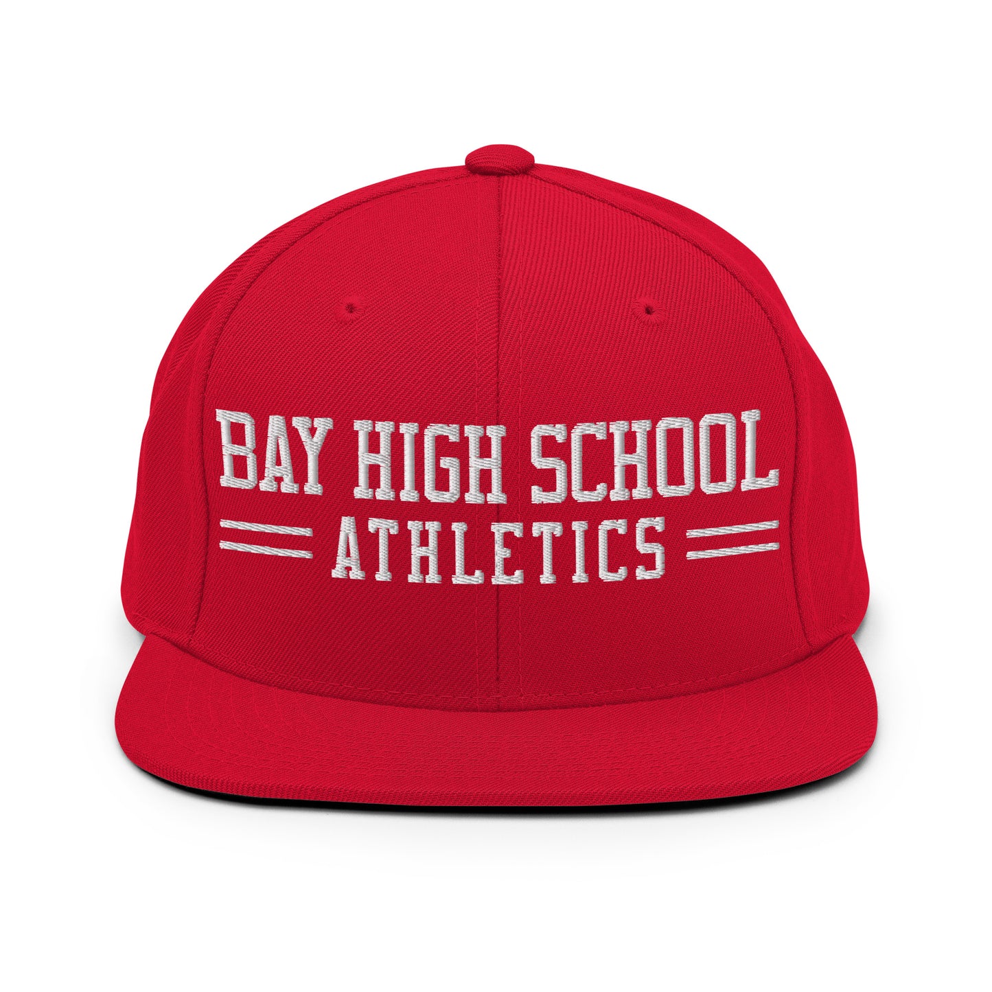 Snapback Hat | Bay High Softball | Modern Script Logo