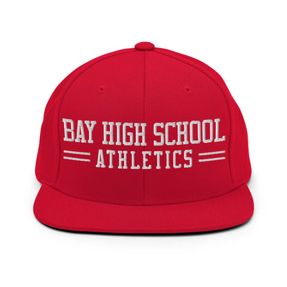 Snapback Hat | Bay High Softball | Modern Script Logo