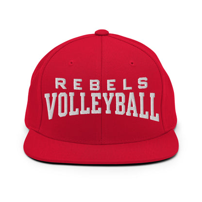 Snapback Hat | Rebels Volleyball Club | Modern Script Logo