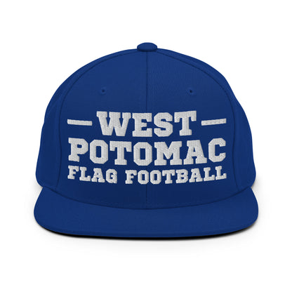 Snapback Hat | West Potomac Flag Football | Script Logo