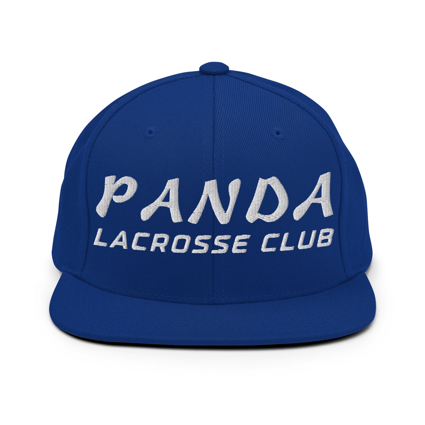 Snapback Hat | Panda Lacrosse Club | Crest Logo
