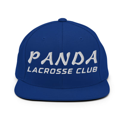Snapback Hat | Panda Lacrosse Club | Crest Logo