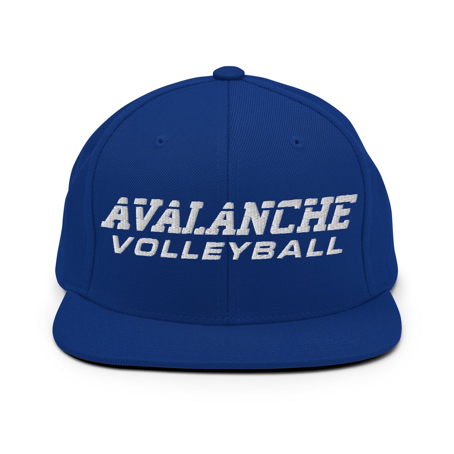 Snapback Hat | Avalanche Volleyball Club | Modern Script Logo