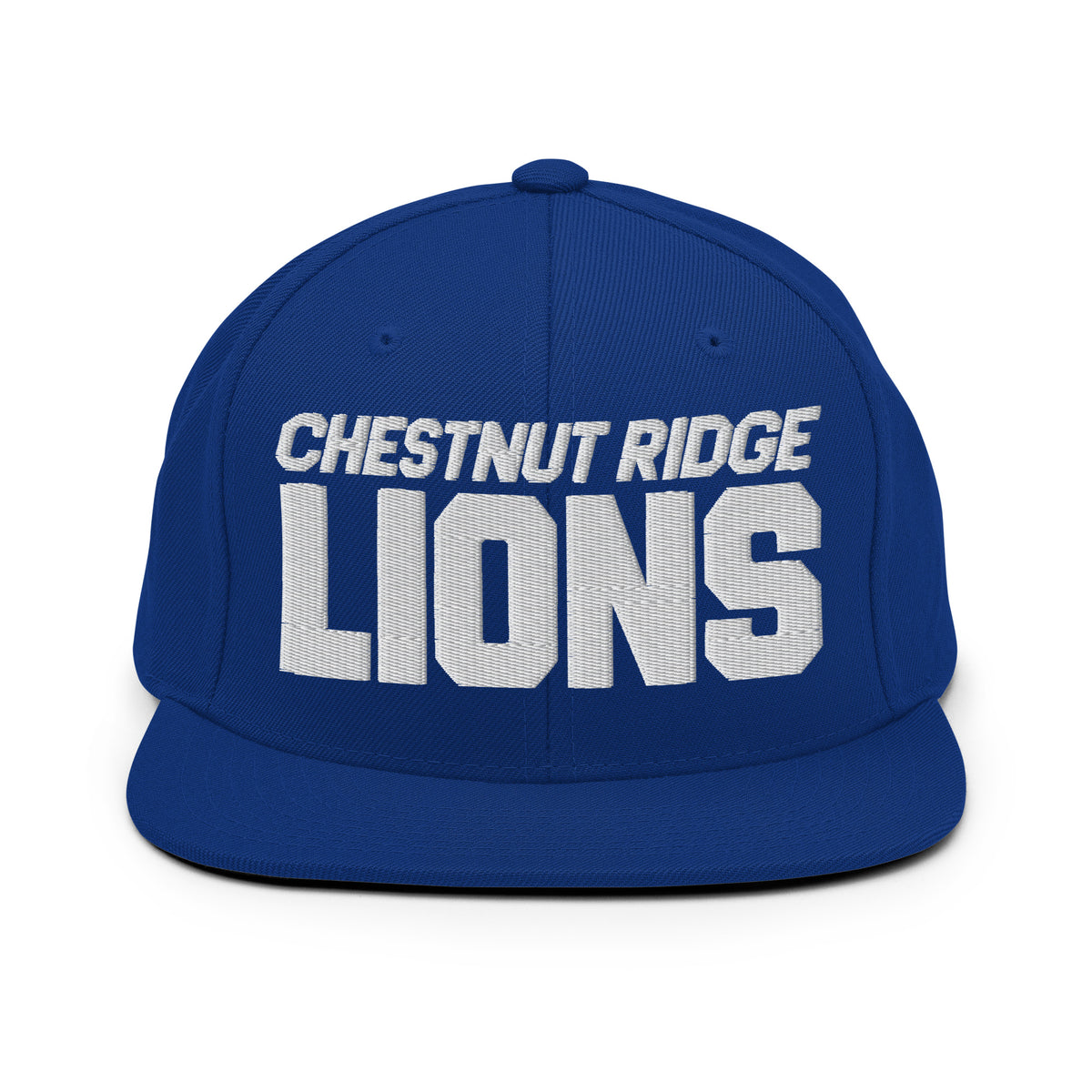 Snapback Hat | Chestnut Ridge Lions Football | Script Logo