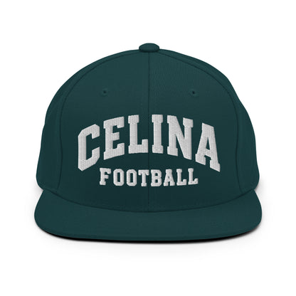 Snapback Hat | Celina Black Football | Emblem Logo