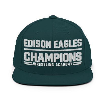 Snapback Hat | Edison Eagles/CWA Wrestling | Crest Logo
