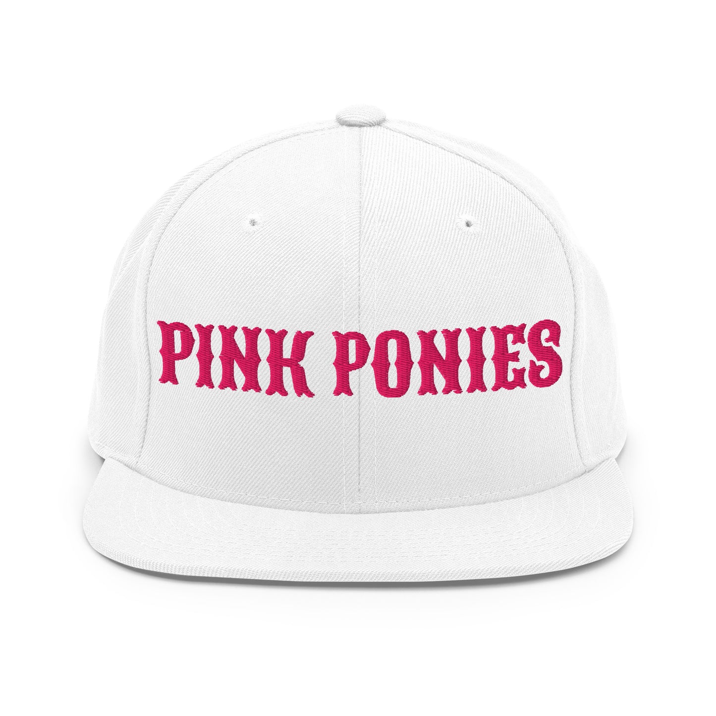 Snapback Hat | Pink Pony Athletic Club | Script Logo
