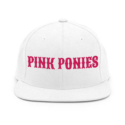 Snapback Hat | Pink Pony Athletic Club | Script Logo