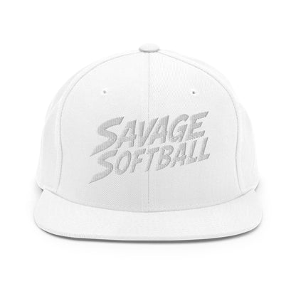Snapback Hat | Savage Softball | Mascot Logo
