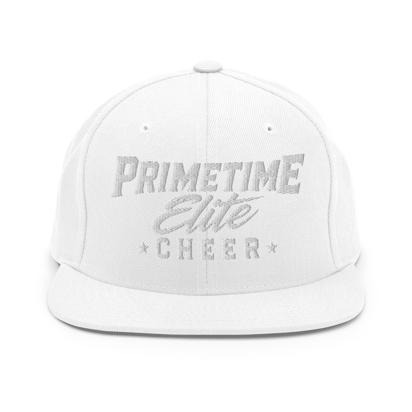 Snapback Hat | PTE Bulldog Cheer | Script Logo