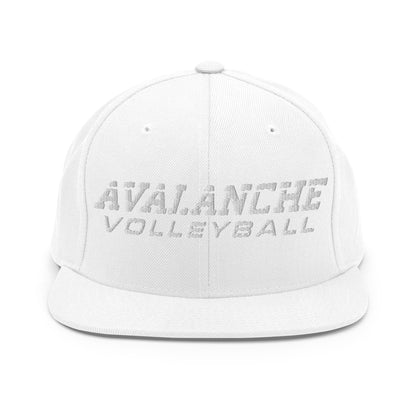 Snapback Hat | Avalanche Volleyball Club | Modern Script Logo