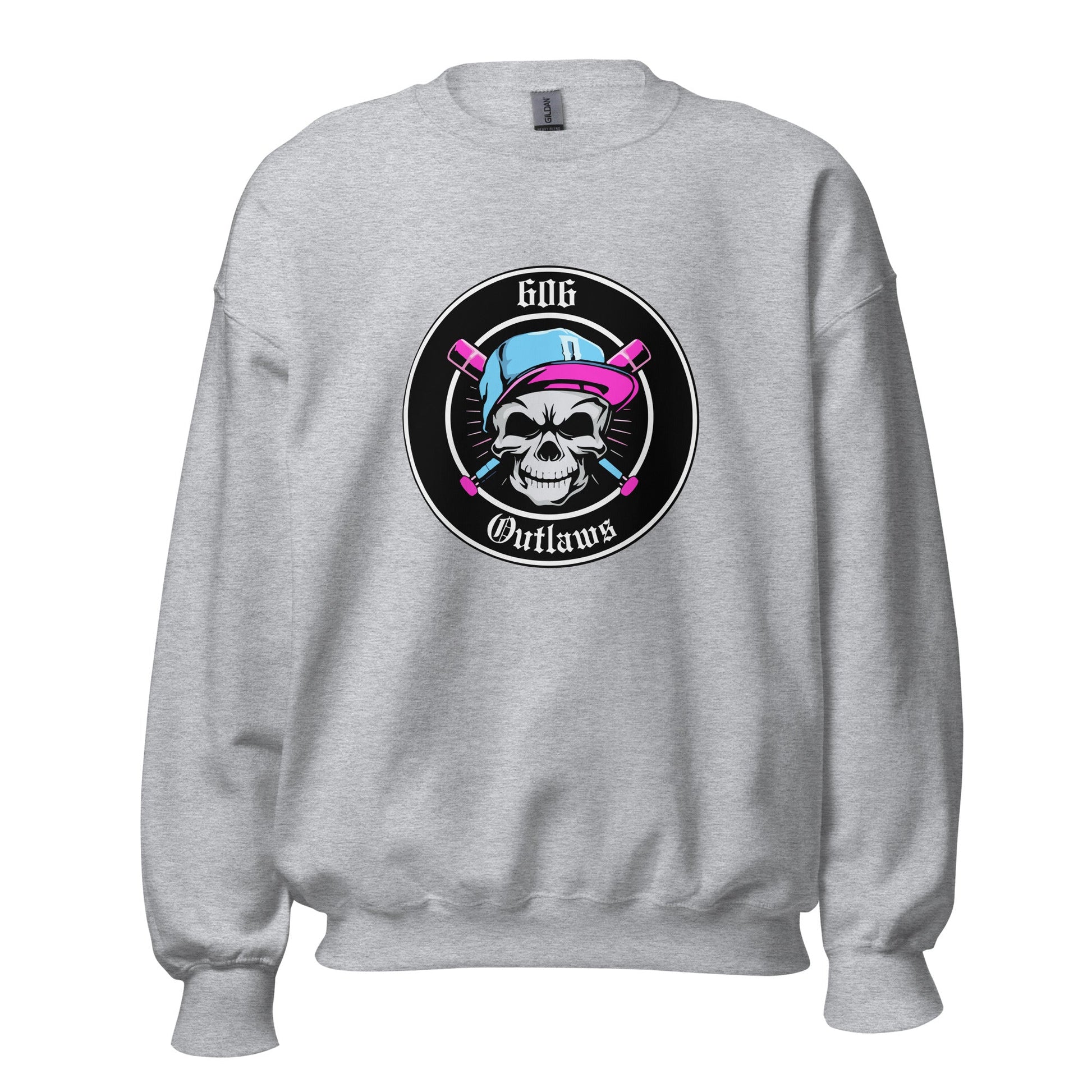 Classic | Sweatshirt | 606 Outlaws Baseball | Badge Logo