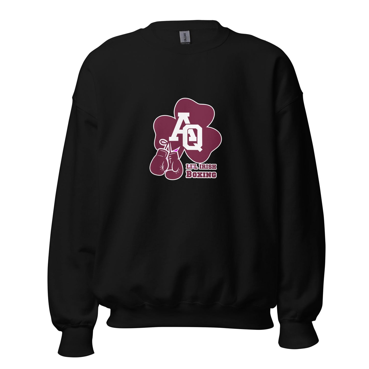 Classic | Sweatshirt | Aquinas Li’l Irish Boxing | AQ Shamrock Logo