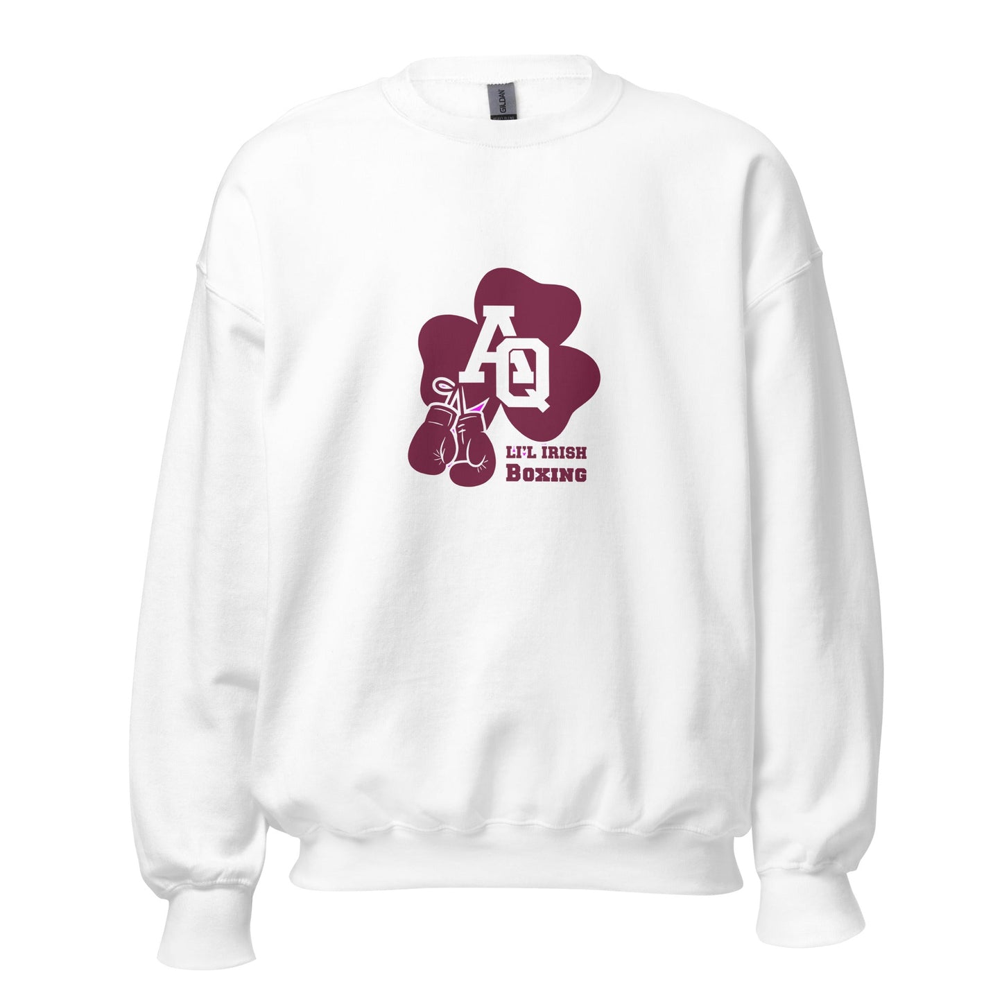 Classic | Sweatshirt | Aquinas Li’l Irish Boxing | AQ Shamrock Logo