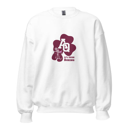 Classic | Sweatshirt | Aquinas Li’l Irish Boxing | AQ Shamrock Logo