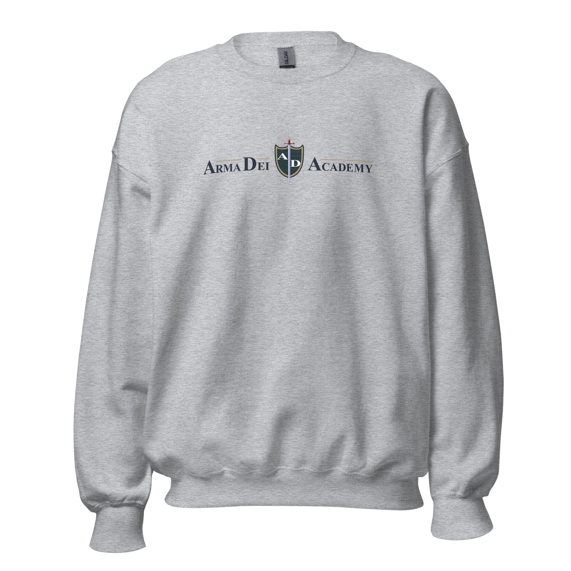 Classic | Sweatshirt | Arma Dei Academy | Text Shield Logo