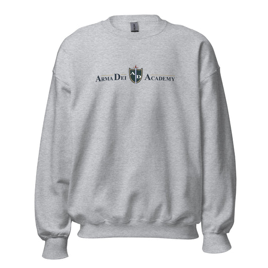 Classic | Sweatshirt | Arma Dei Academy | Text Shield Logo
