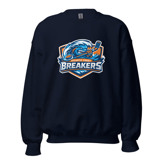 Classic | Sweatshirt | Atlantic Coast Breakers Hockey | Mascot Shield Logo