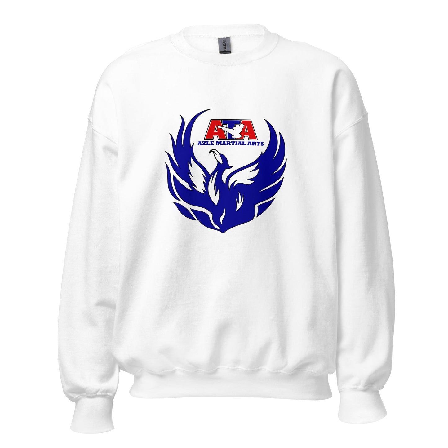 Classic | Sweatshirt | Azle Martial Arts | Blue Fire Crest Logo