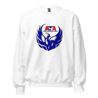 Classic | Sweatshirt | Azle Martial Arts | Blue Fire Crest Logo