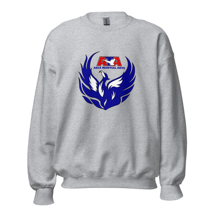 Classic | Sweatshirt | Azle Martial Arts | Blue Fire Crest Logo