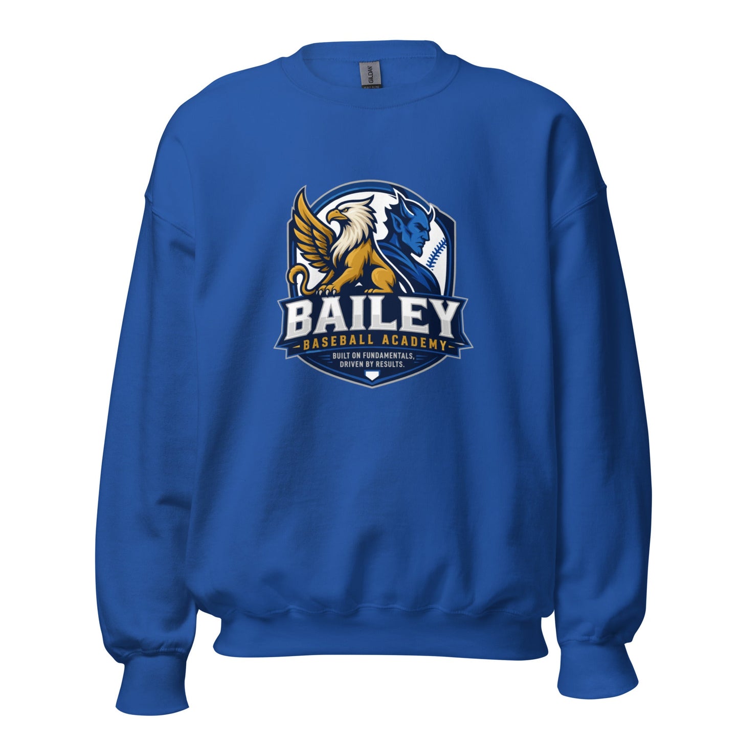 Classic | Sweatshirt | Bailey Baseball Academy | Shield Logo