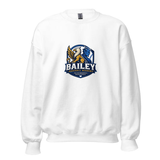 Classic | Sweatshirt | Bailey Baseball Academy | Shield Logo