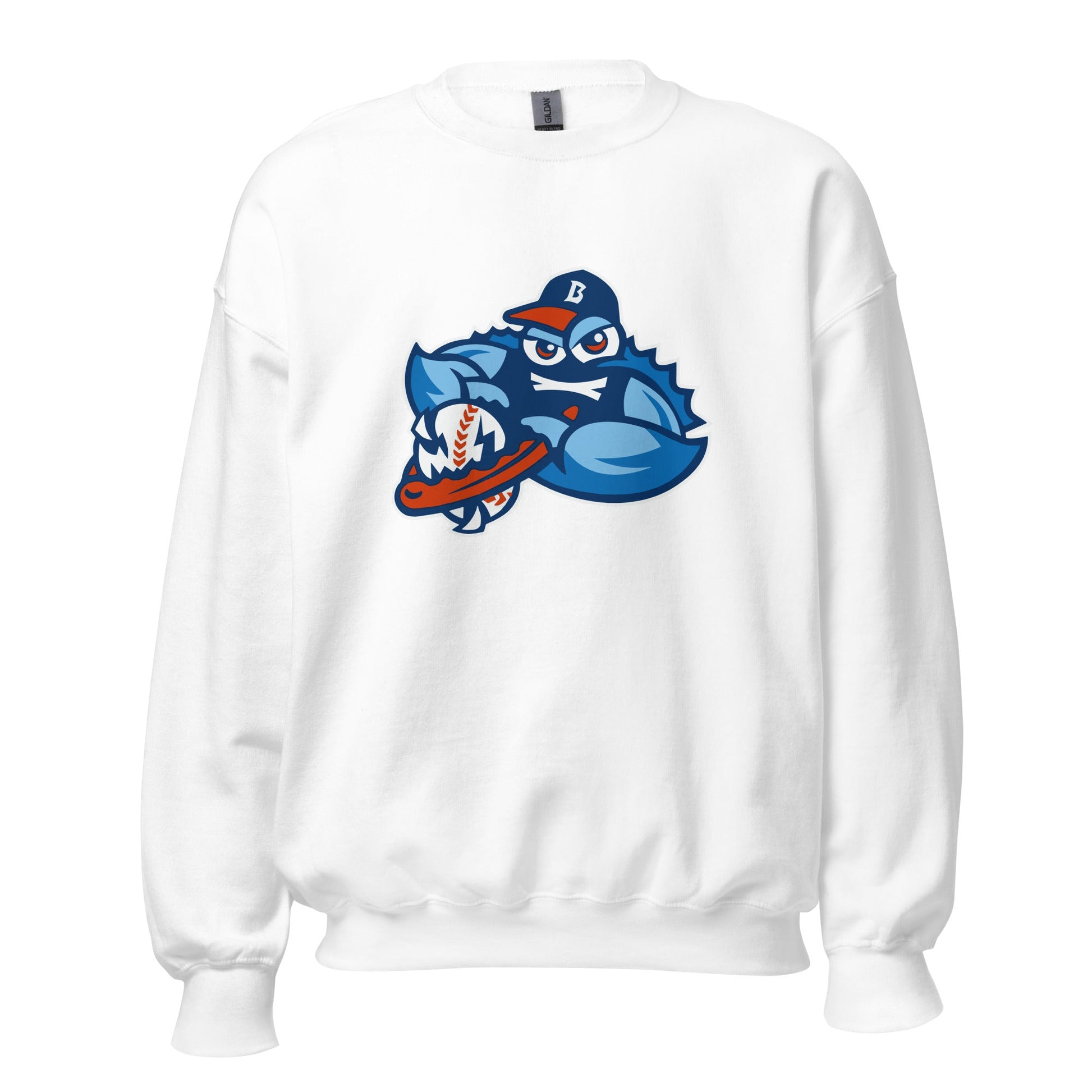 Classic | Sweatshirt | Bellport BlueClaws | Mascot Logo
