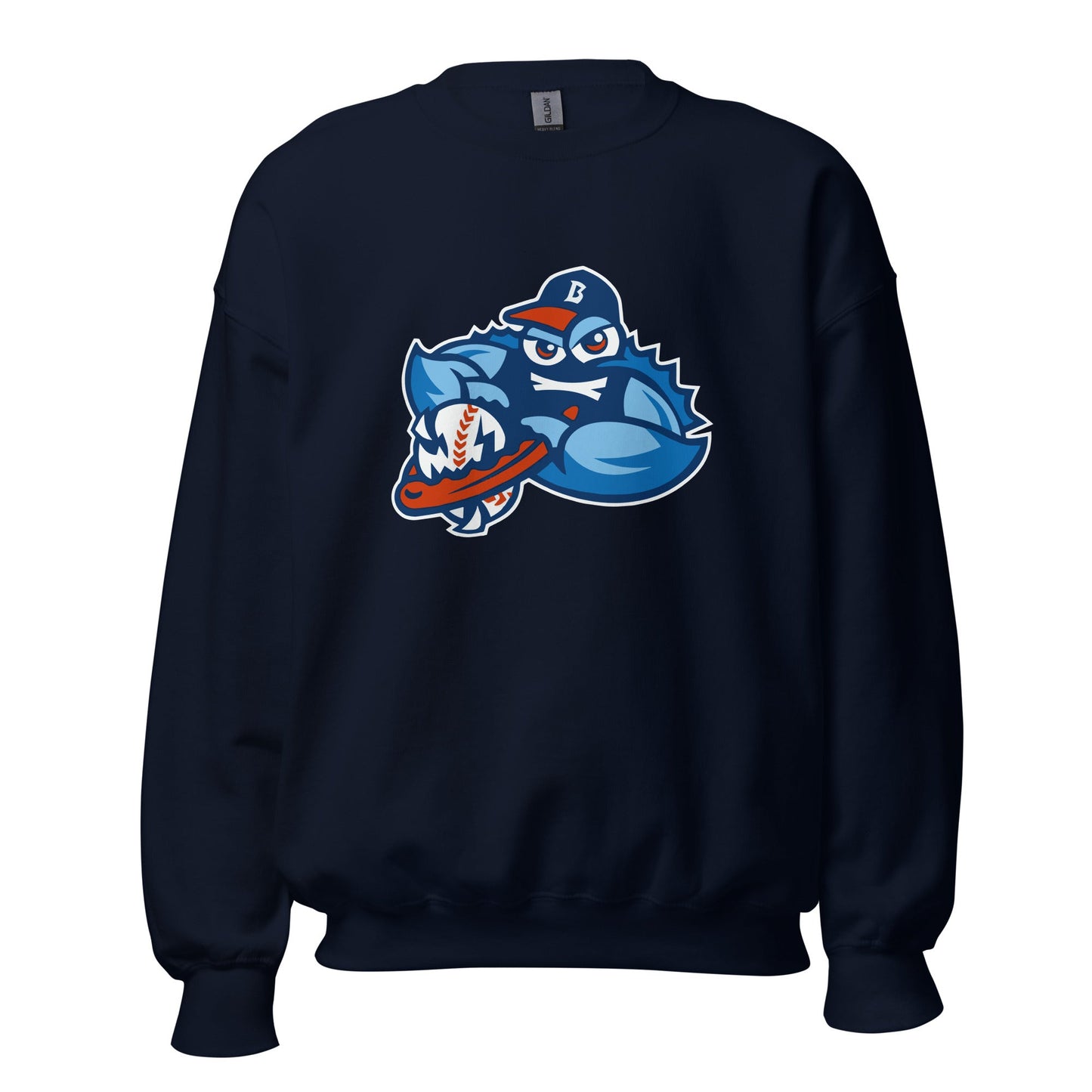 Classic | Sweatshirt | Bellport BlueClaws | Mascot Logo