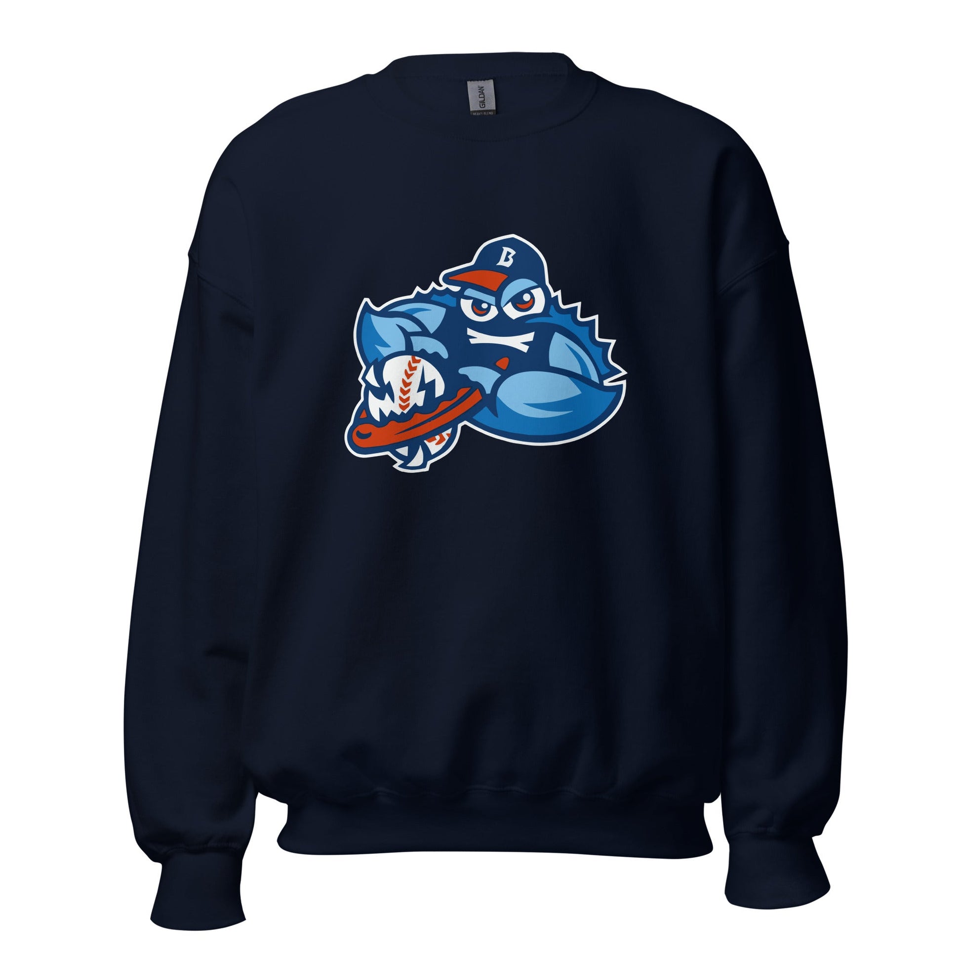 Classic | Sweatshirt | Bellport BlueClaws | Mascot Logo