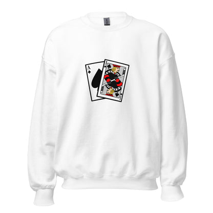 Classic | Sweatshirt | Blackjack’s Roller Hockey | Royal Spade Crest Logo