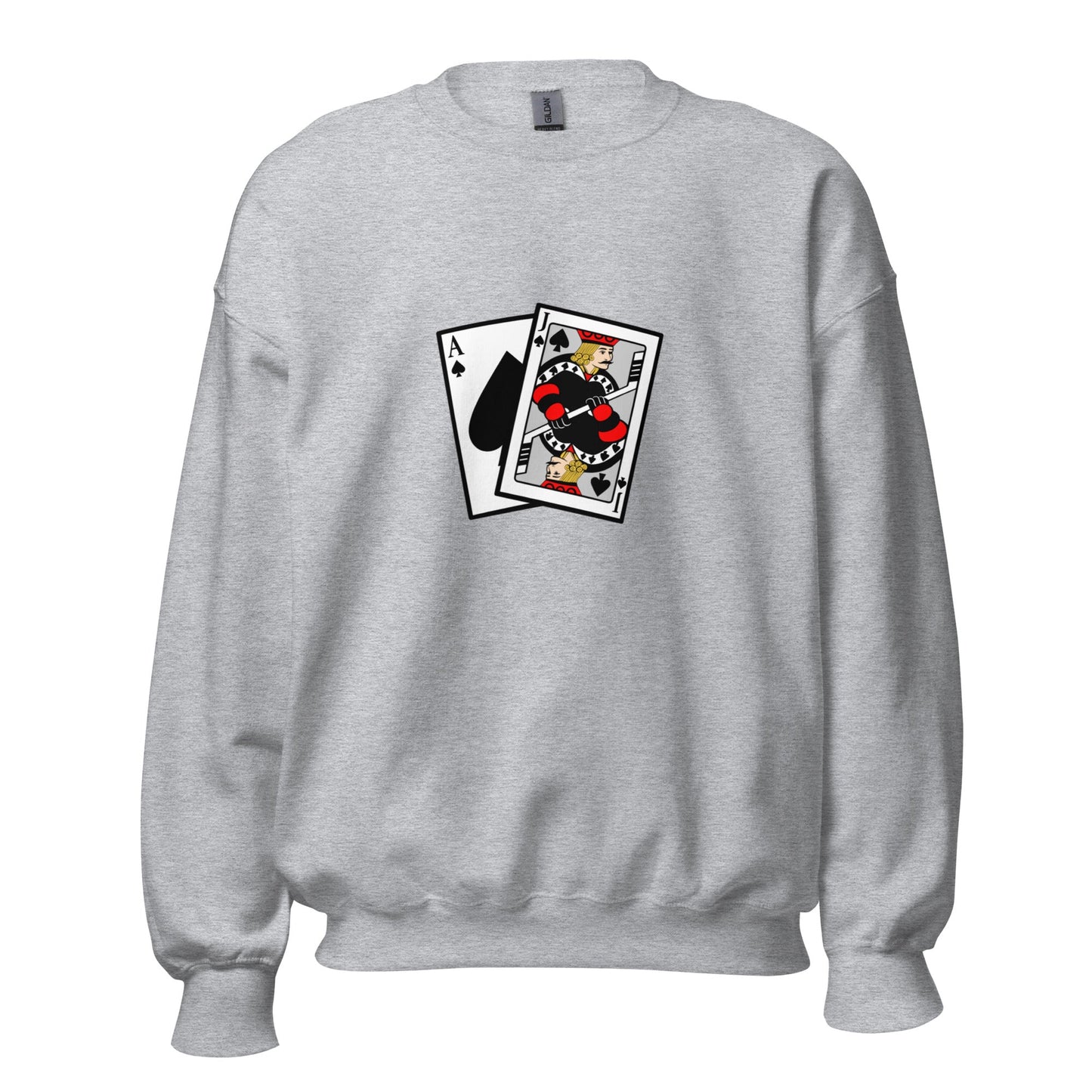 Classic | Sweatshirt | Blackjack’s Roller Hockey | Royal Spade Crest Logo