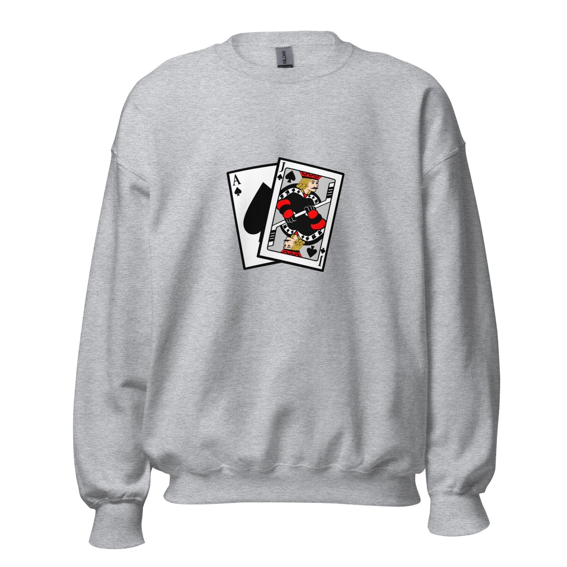 Classic | Sweatshirt | Blackjack’s Roller Hockey | Royal Spade Crest Logo