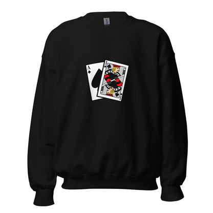 Classic | Sweatshirt | Blackjack’s Roller Hockey | Royal Spade Crest Logo