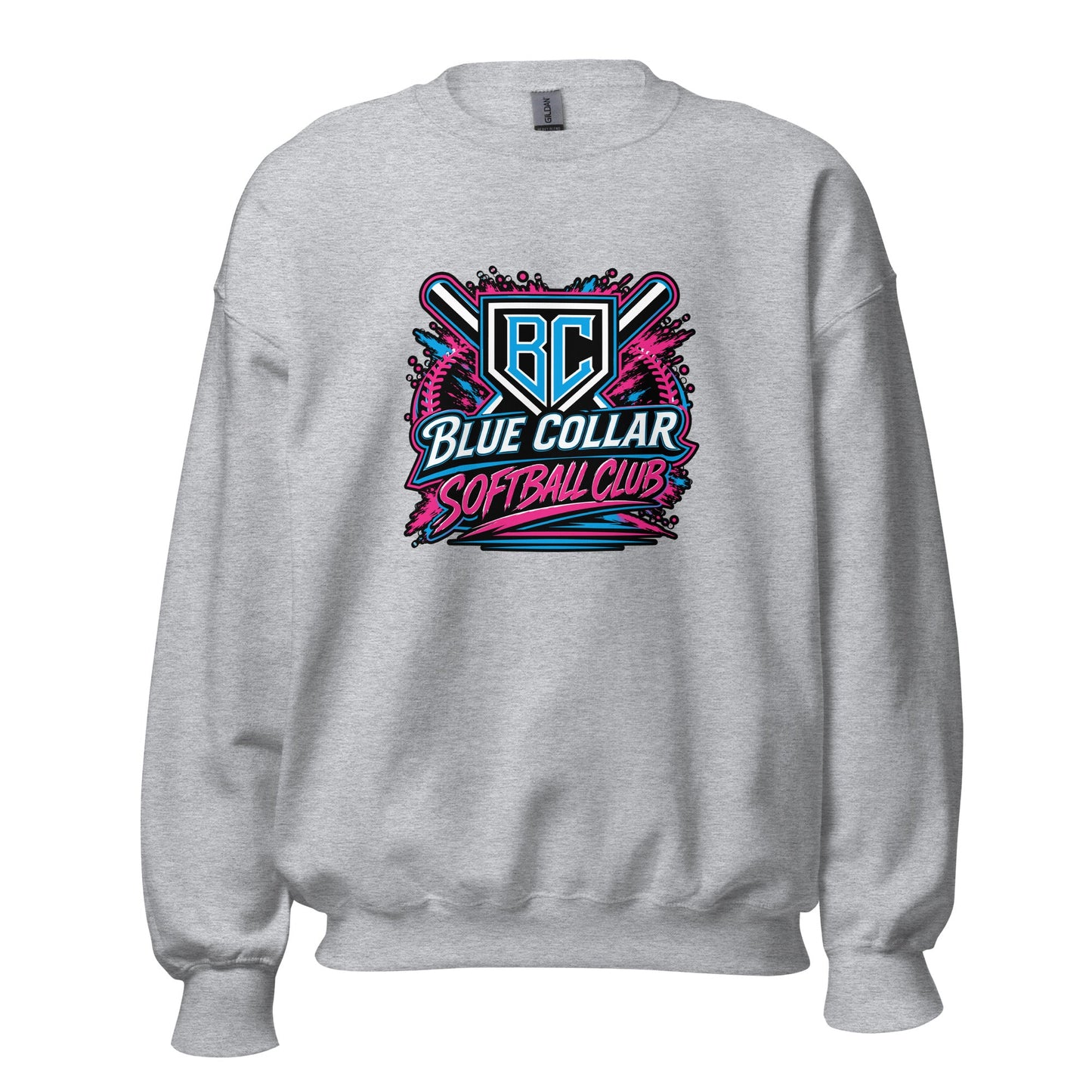 Classic | Sweatshirt | Blue Collar Softball 2034 | Athletics Logo