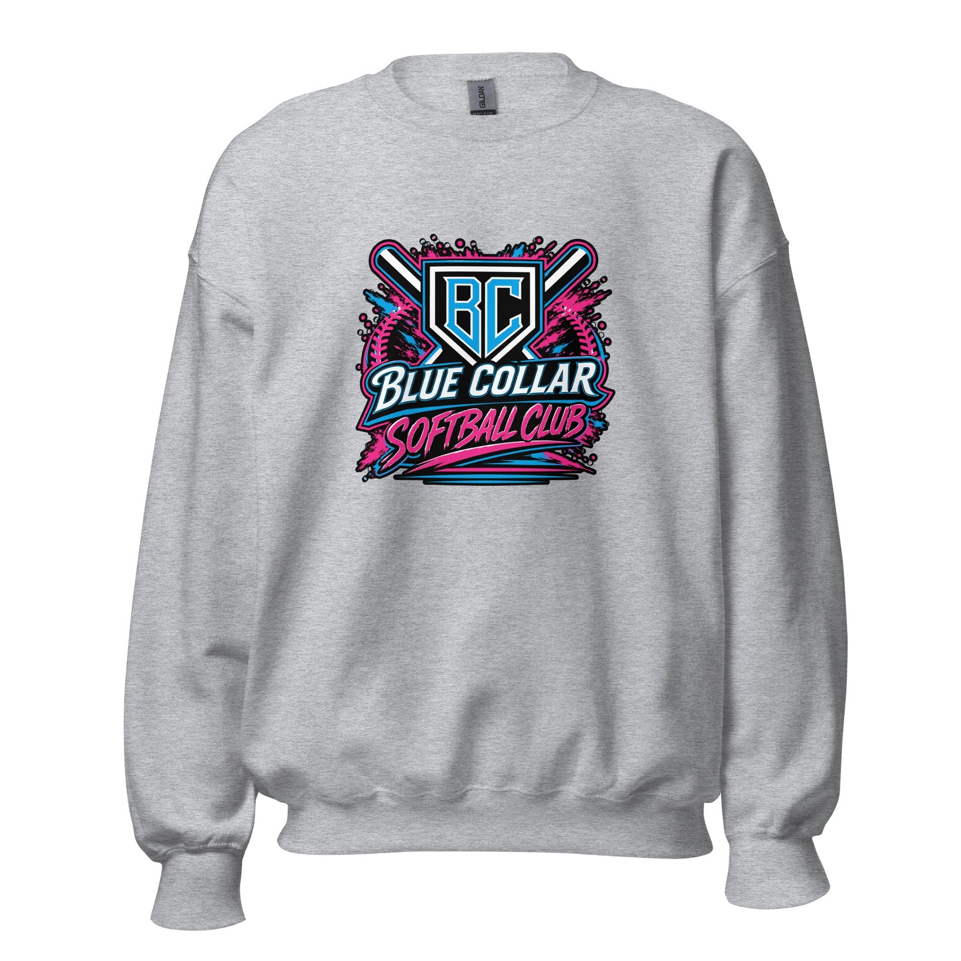 Classic | Sweatshirt | Blue Collar Softball 2034 | Athletics Logo