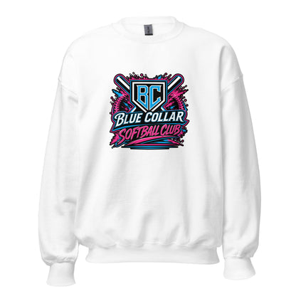 Classic | Sweatshirt | Blue Collar Softball 2034 | Athletics Logo