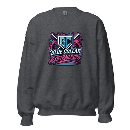 Classic | Sweatshirt | Blue Collar Softball 2034 | Athletics Logo